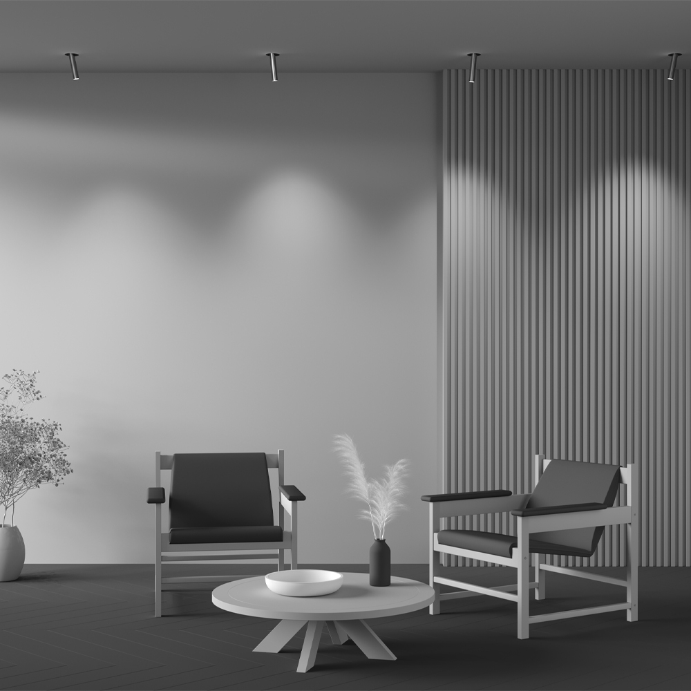 Corp de iluminat încastrat Focus T, Aluminiu Negru, 7W, MAYTONI C140TRS-L200-7W3K-BBS [3]