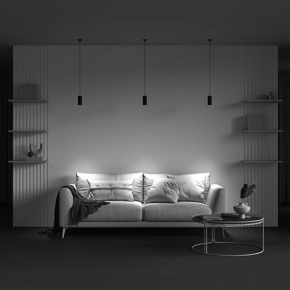 Luminaire Focus LED Negru Aluminiu 13W MAYTONI C152PL-13W3K-B [3]