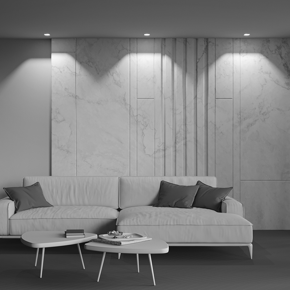 Corp de iluminat încastrat Alfa LED, Aluminiu și plastic Alb, 15W, MAYTONI DL043-01-15W4K-D-SQ-W [3]