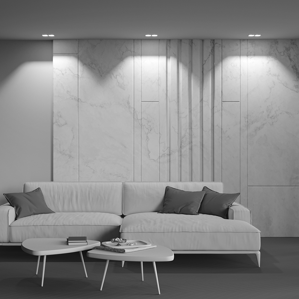 Corp de iluminat încastrat Alfa LED, Aluminiu și plastic Alb, 30W, MAYTONI DL043-02-15W3K-SQ-WB [3]