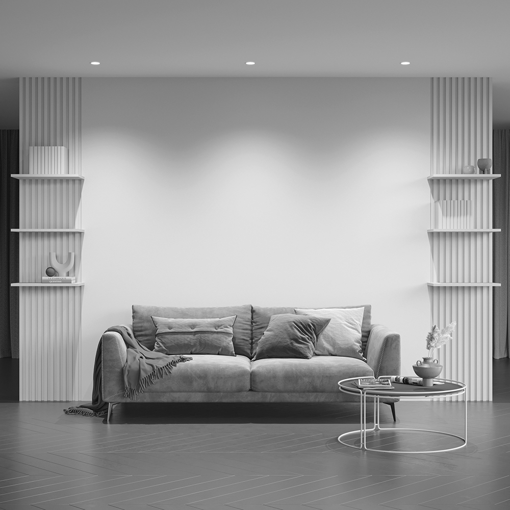 Corp de iluminat încastrat Share, Aluminiu Negru și alb, 10W, MAYTONI DL053-01WB [2]