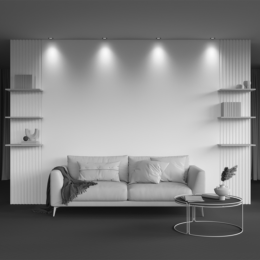 Corp de iluminat încastrat Rotund, Aluminiu Negru, 12W, MAYTONI DL058-12W3K-B [3]