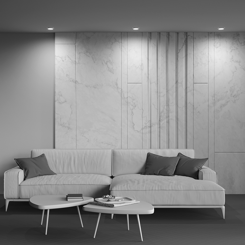 Corp de iluminat încastrat HOOP, Aluminiu și plastic Alb, 12W, MAYTONI DL086-GX53-SQ-W [2]