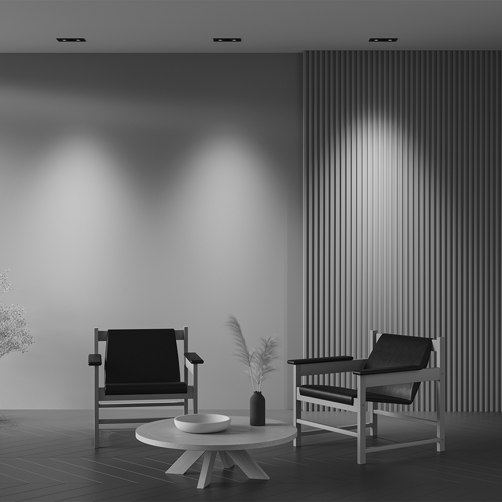 Corp de iluminat încastrat Metal Modern, Aluminiu, metal Negru, 20W, MAYTONI DL093-02-10W3K-B [3]