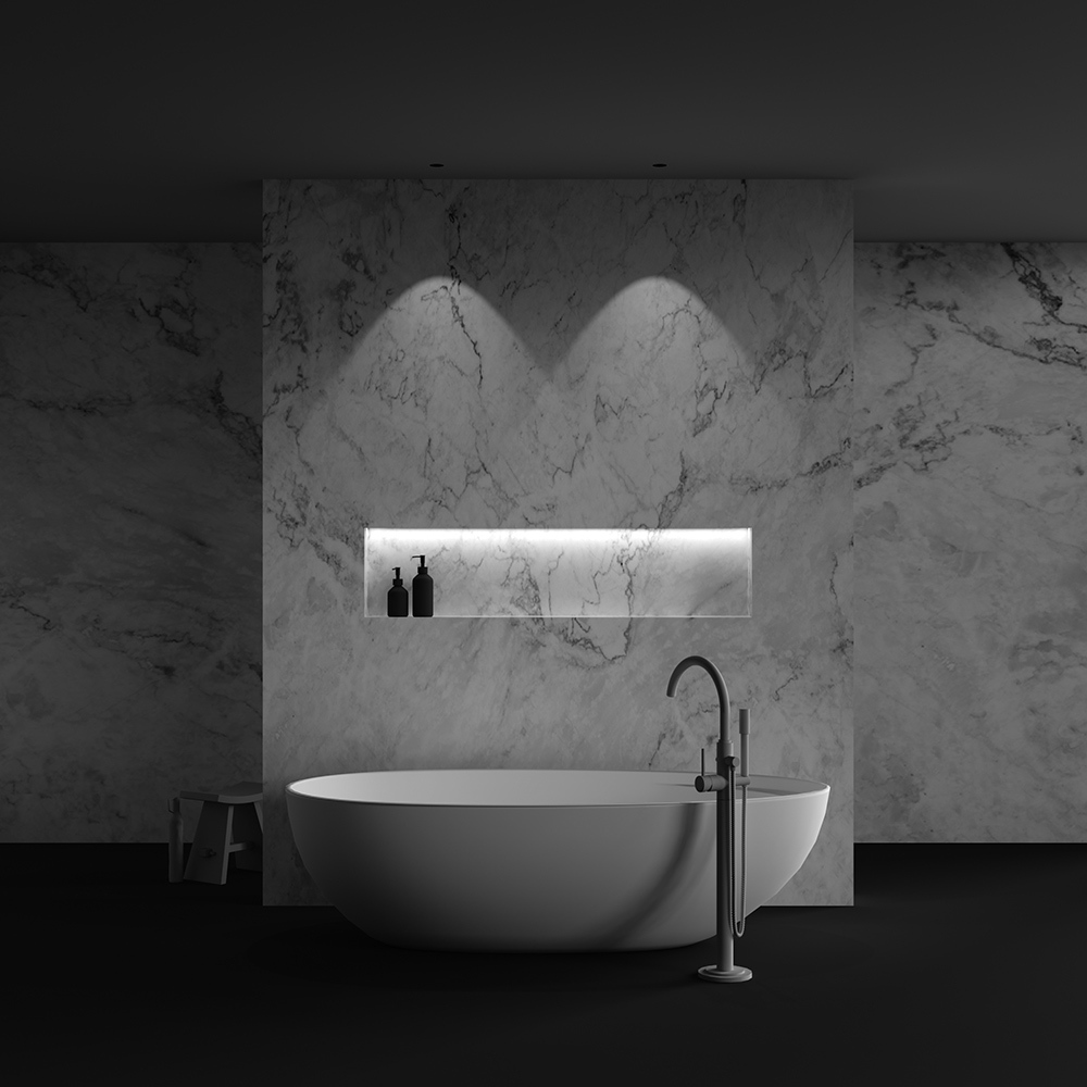 Corp de iluminat încastrat Dip Negru Aluminiu 10W MAYTONI DL119-10W-3K-TRS-B [3]