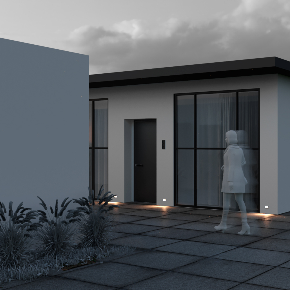 Iluminat pentru scări Bosca, Metal Alb, 3W, MAYTONI O045SL-L3W3K [3]