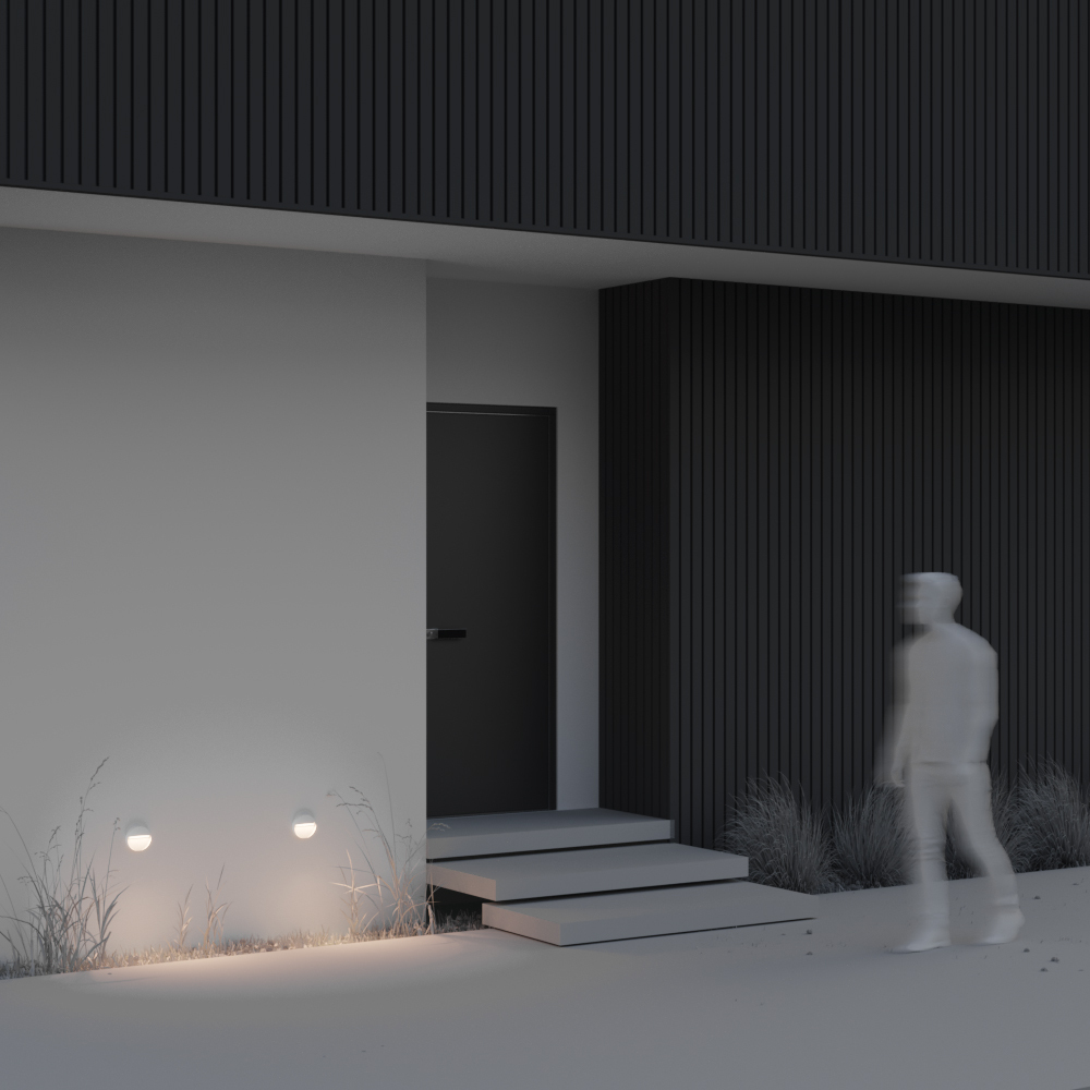 Iluminat pentru scări Mane, Aluminiu și plastic Alb, 3W, MAYTONI O046SL-L3W3K [3]