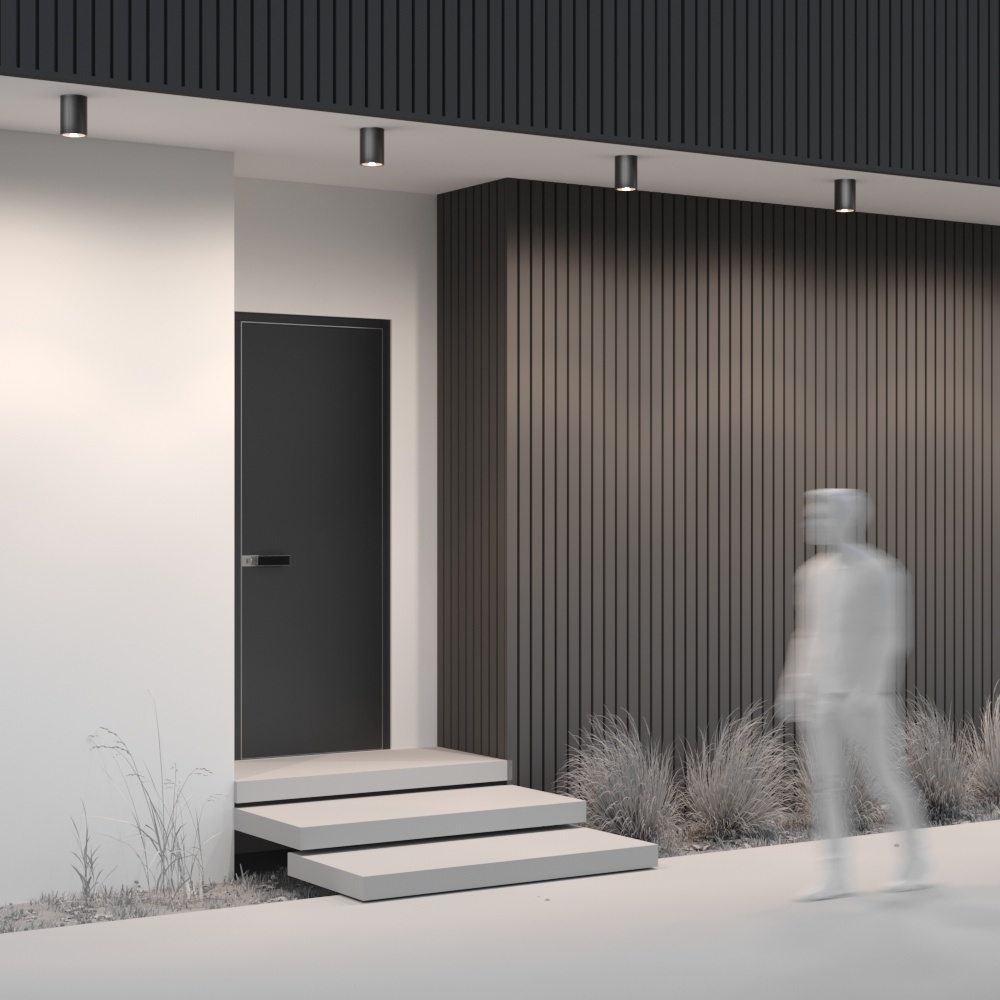 Plafonieră de exterior Bar, Metal Grafit, 12W, MAYTONI O306CL-L12GF [3]