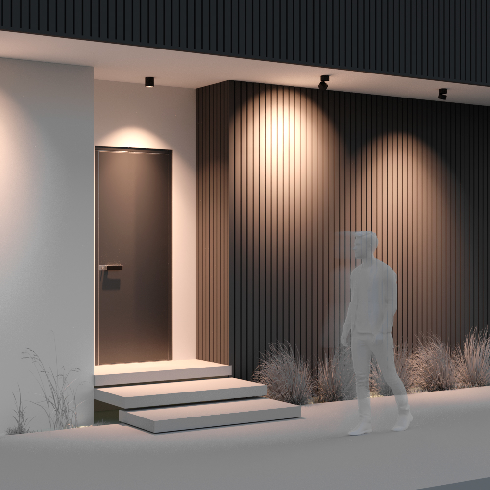 Plafonieră de exterior Spin, Metal și sticlă Grafit, 12W, MAYTONI O310CL-L12GF3K [3]