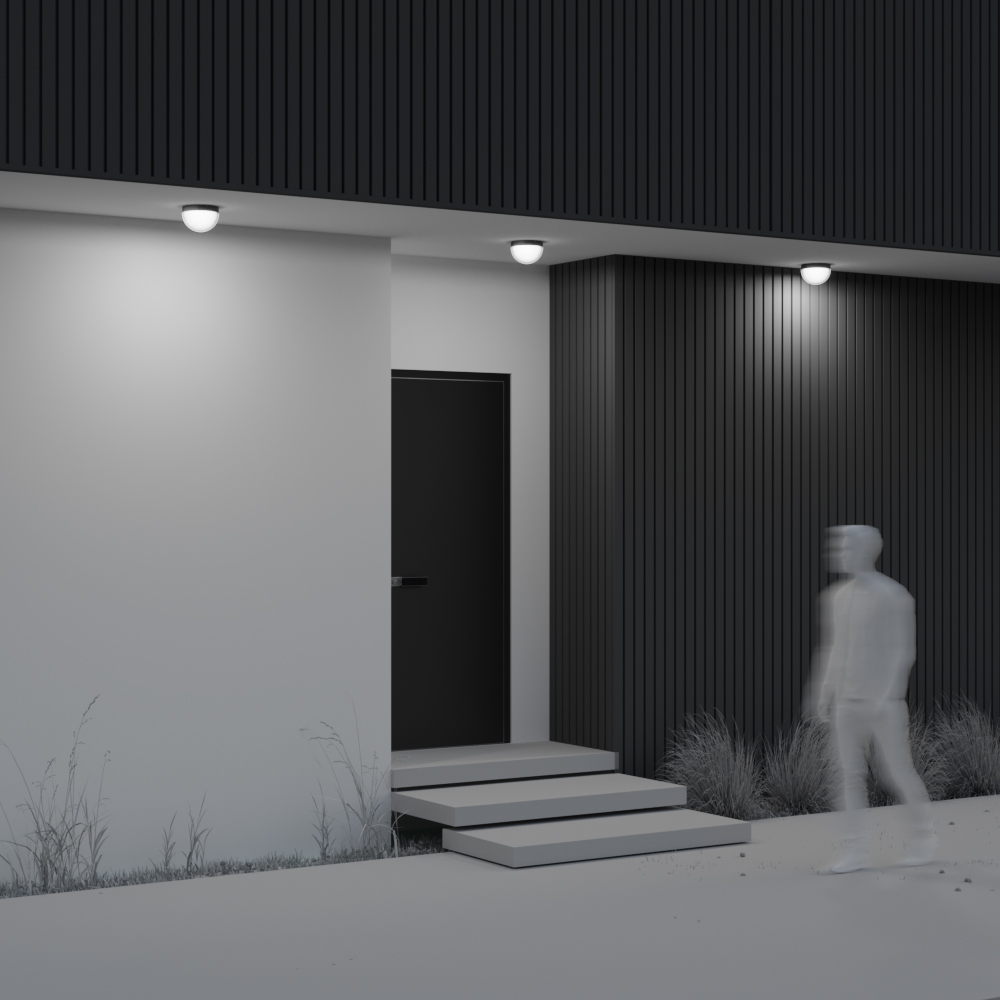 Plafonieră de exterior Mon, Aluminiu și plastic Grafit, 12W, MAYTONI O438CL-L12GF3K [3]