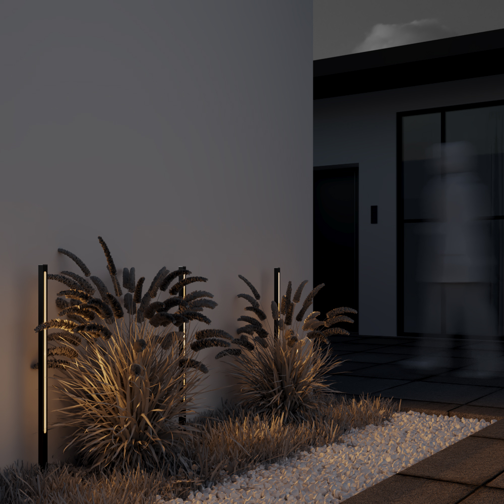 Corp de iluminat peisagistic Pole, Aluminiu Grafit, 12W, MAYTONI O440FL-L12GF3K [3]