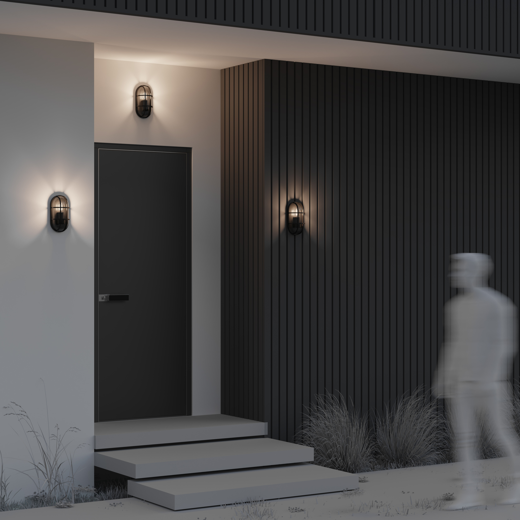 Aplică de exterior CANDLE, Aluminiu și plastic Grafit, 15W, MAYTONI O449WL-01GF1 [3]