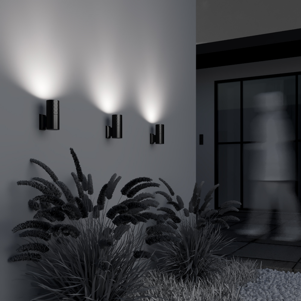 Aplică de exterior Bowery, Aluminiu Negru, 50W, MAYTONI O583WL-01B [2]