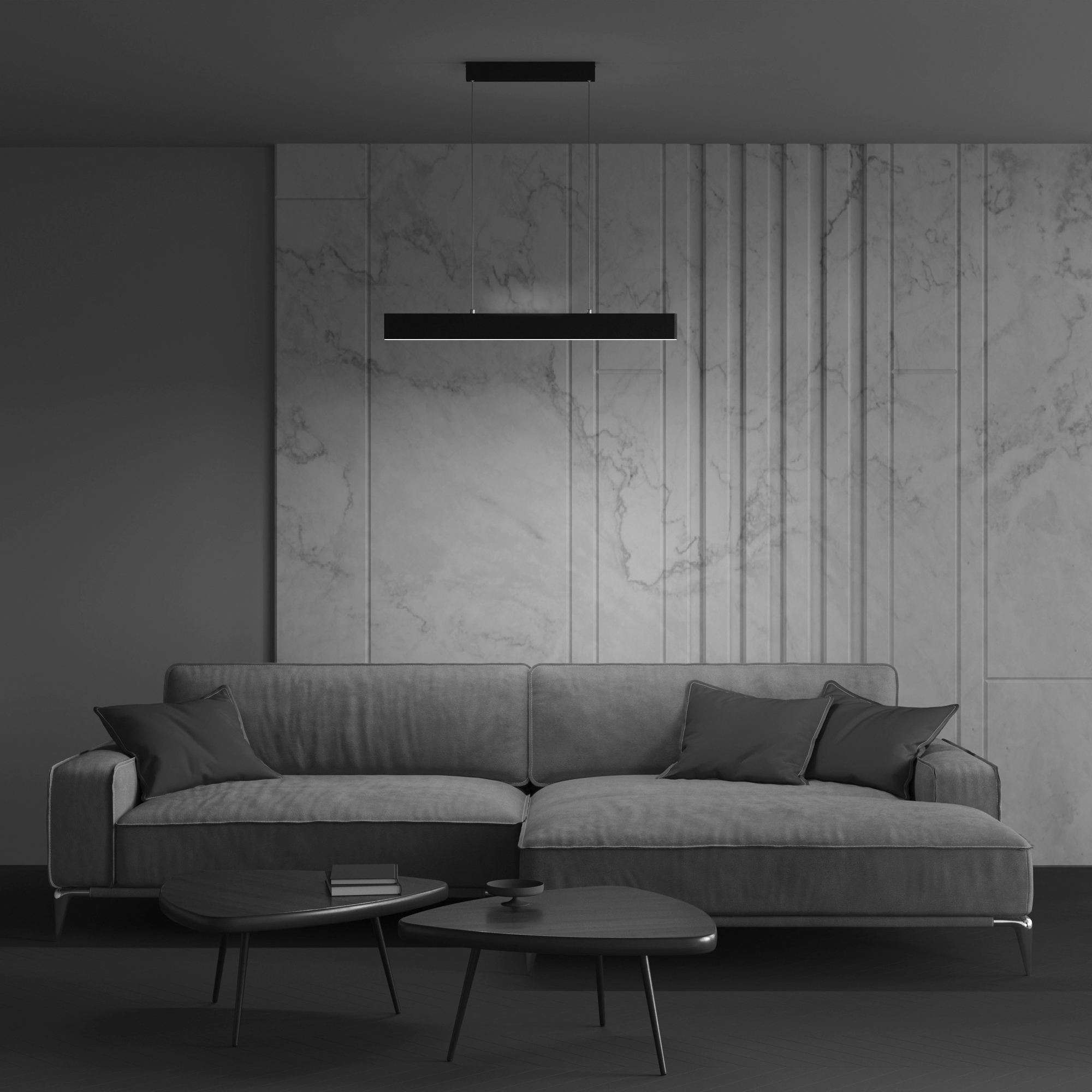 Corp de iluminat suspendat Step, Metal Negru, 23W, MAYTONI P010PL-L23B4K [3]