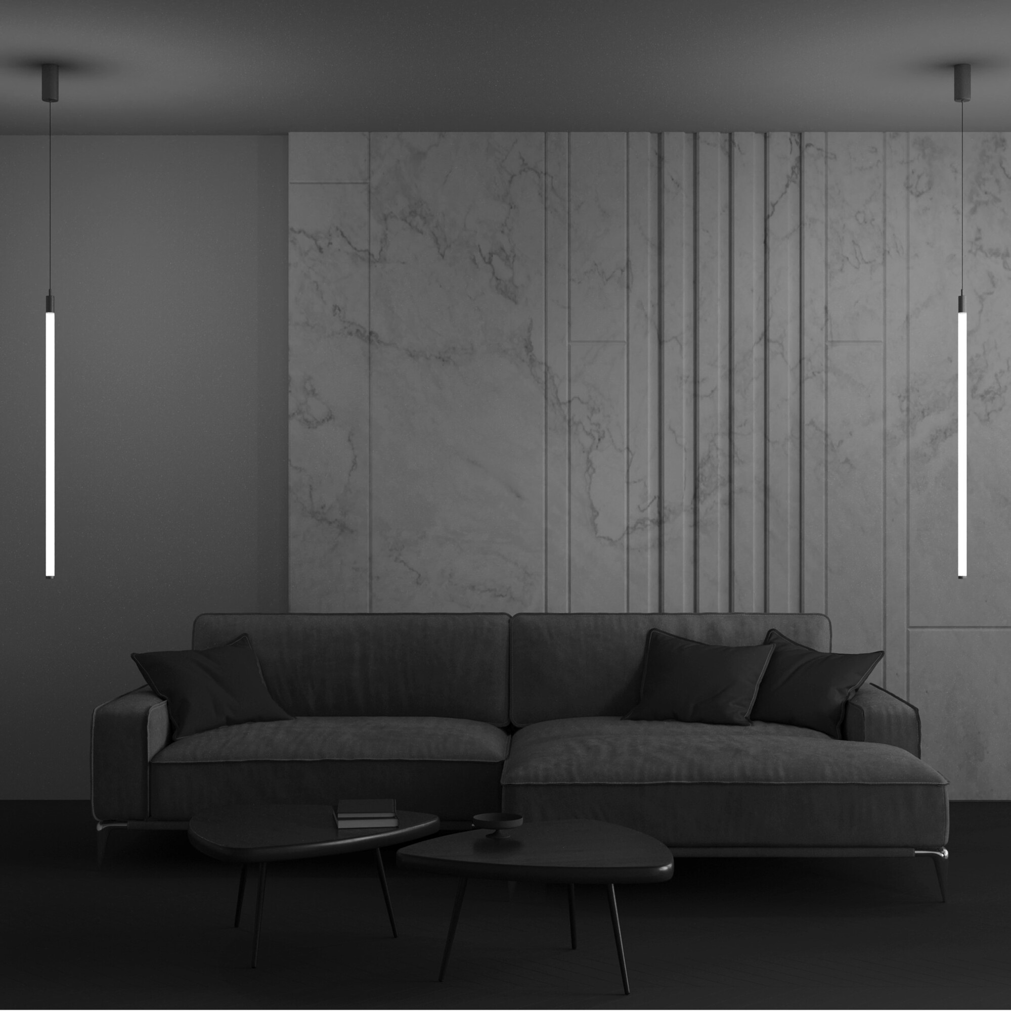 Corp de iluminat suspendat Rază, Aluminiu Auriu, 20W, MAYTONI P022PL-L20G3K [3]