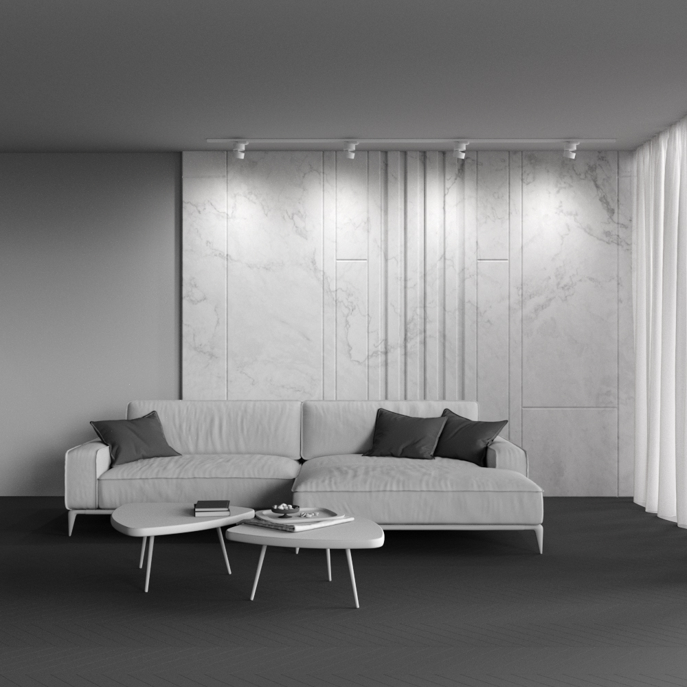 Corp de iluminat pe șină ONDA, Aluminiu Alb, 12W, MAYTONI TR007-1-12W3K-W [3]