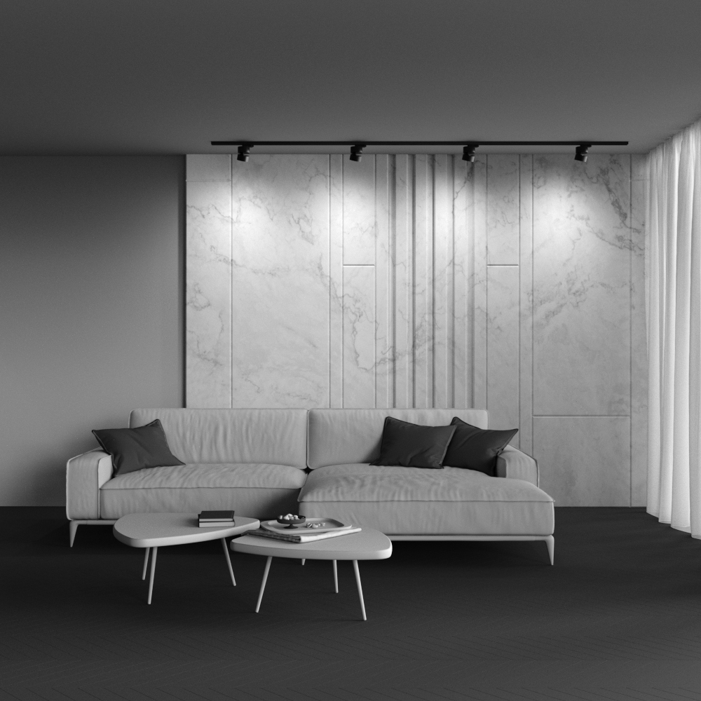 Corp de iluminat pe șină ONDA, Aluminiu Negru, 12W, MAYTONI TR007-1-12W4K-B [3]