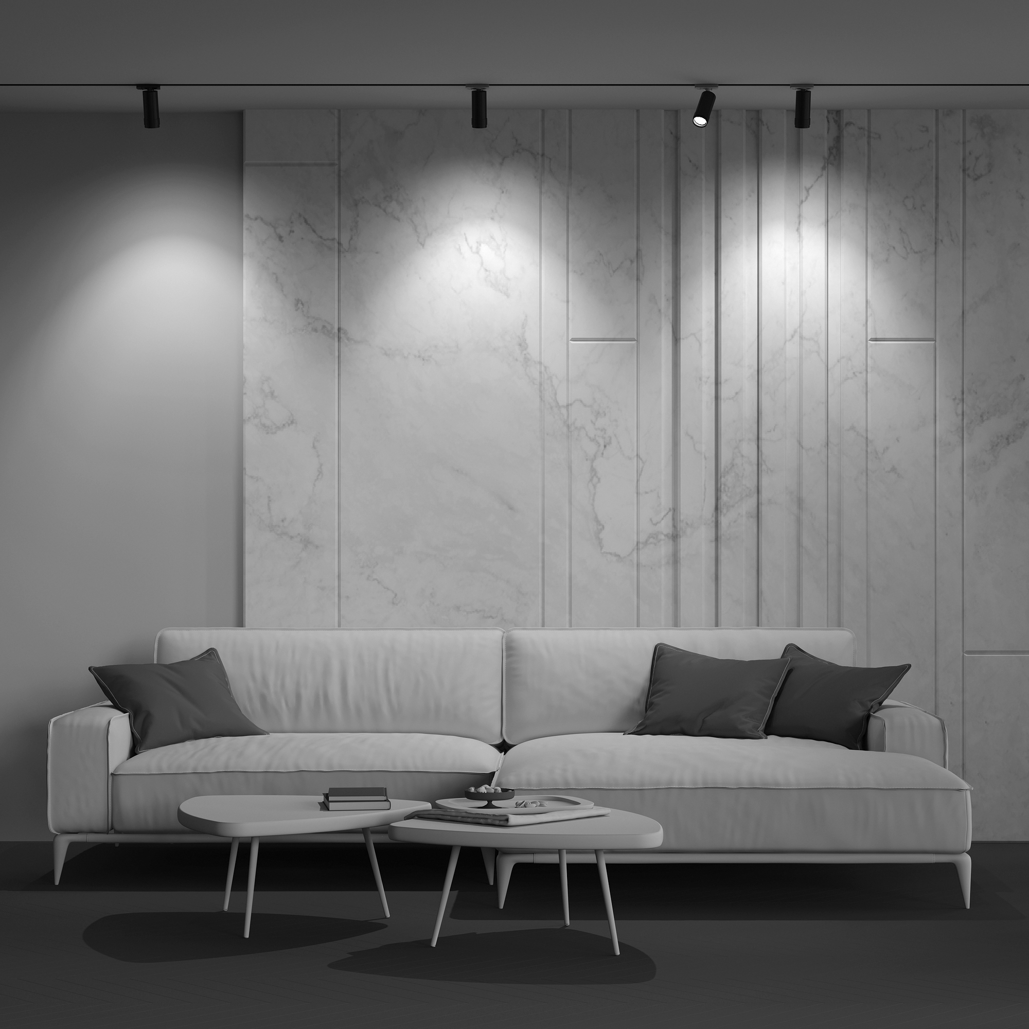 Corp de iluminat pe șină Focus Zoom, Aluminiu Negru, 12W, MAYTONI TR021-1-124K-Z-B [3]