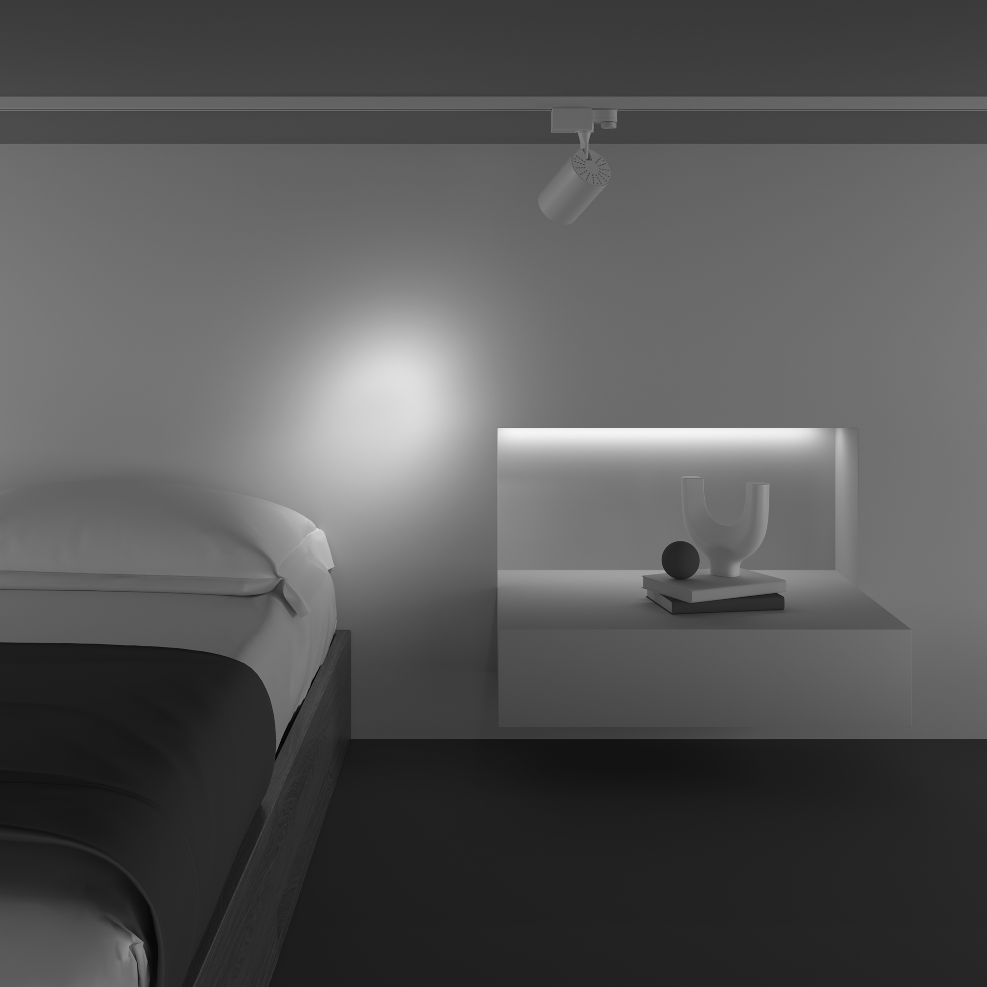 Corp de iluminat pe șină Vuoro, Aluminiu Alb, 10W, MAYTONI TR029-3-10W3K-S-W [3]