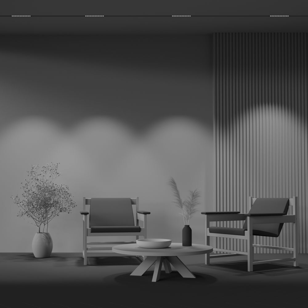 Corp de iluminat pe șină Points, Aluminiu Negru, 12W, MAYTONI TR031-4-12W3K-S-DS-B [3]