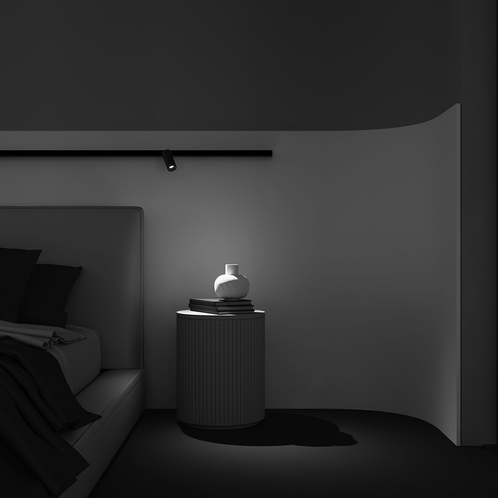 Corp de iluminat pe șină Focus LED, Aluminiu Negru, 5W, MAYTONI TR032-4-5W3K-M-DS-BBS [3]