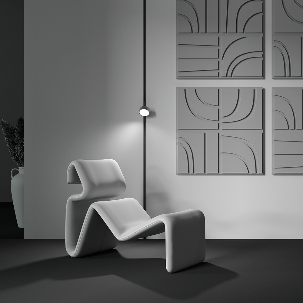 Corp de iluminat pe șină Rado, Aluminiu Negru, 18W, MAYTONI TR040-4-18W3K-DS-BBS [3]