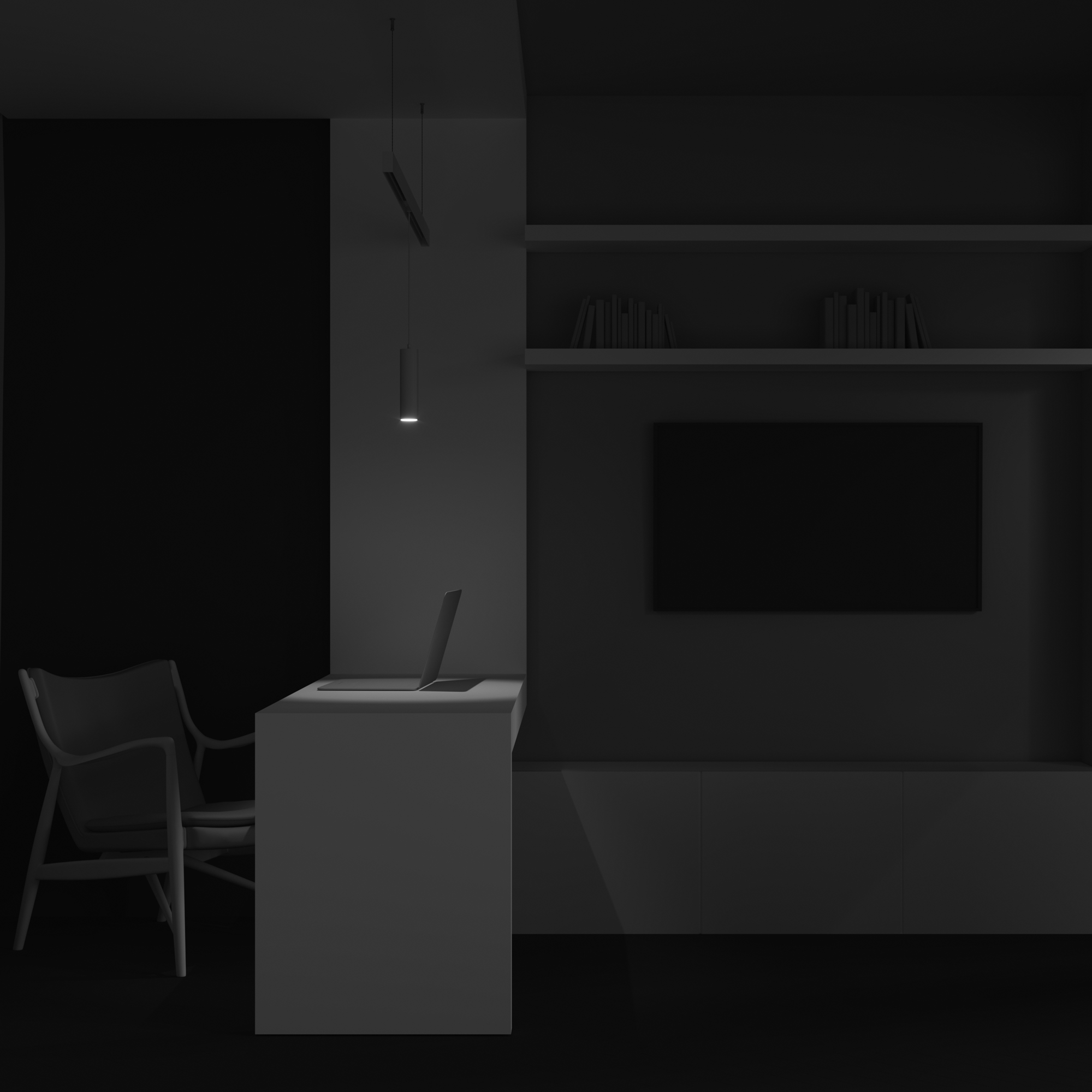 Corp de iluminat suspendat pe șină Focus LED, Aluminiu Alb, 12W, MAYTONI TR041-4-12WTW-DD-W [3]