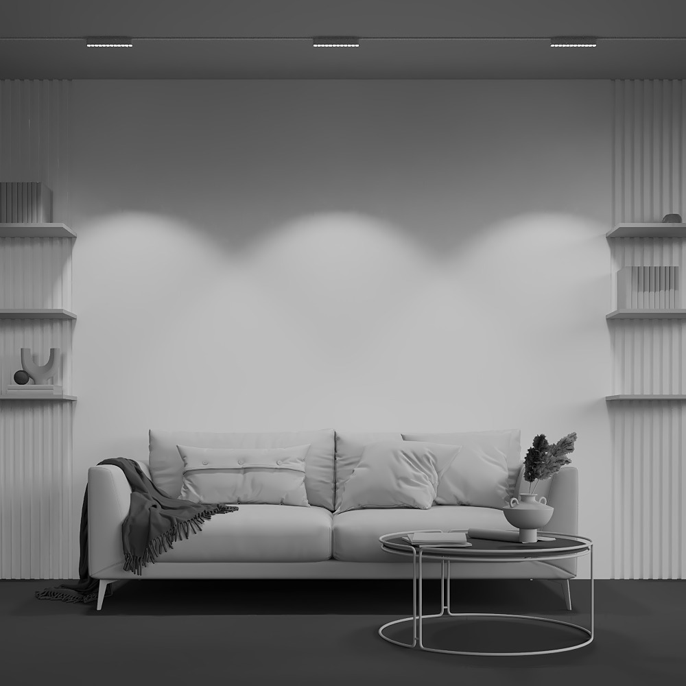 Corp de iluminat pe șină Points, Aluminiu Alb, 12W, MAYTONI TR082-1-12W3K-M-W [3]