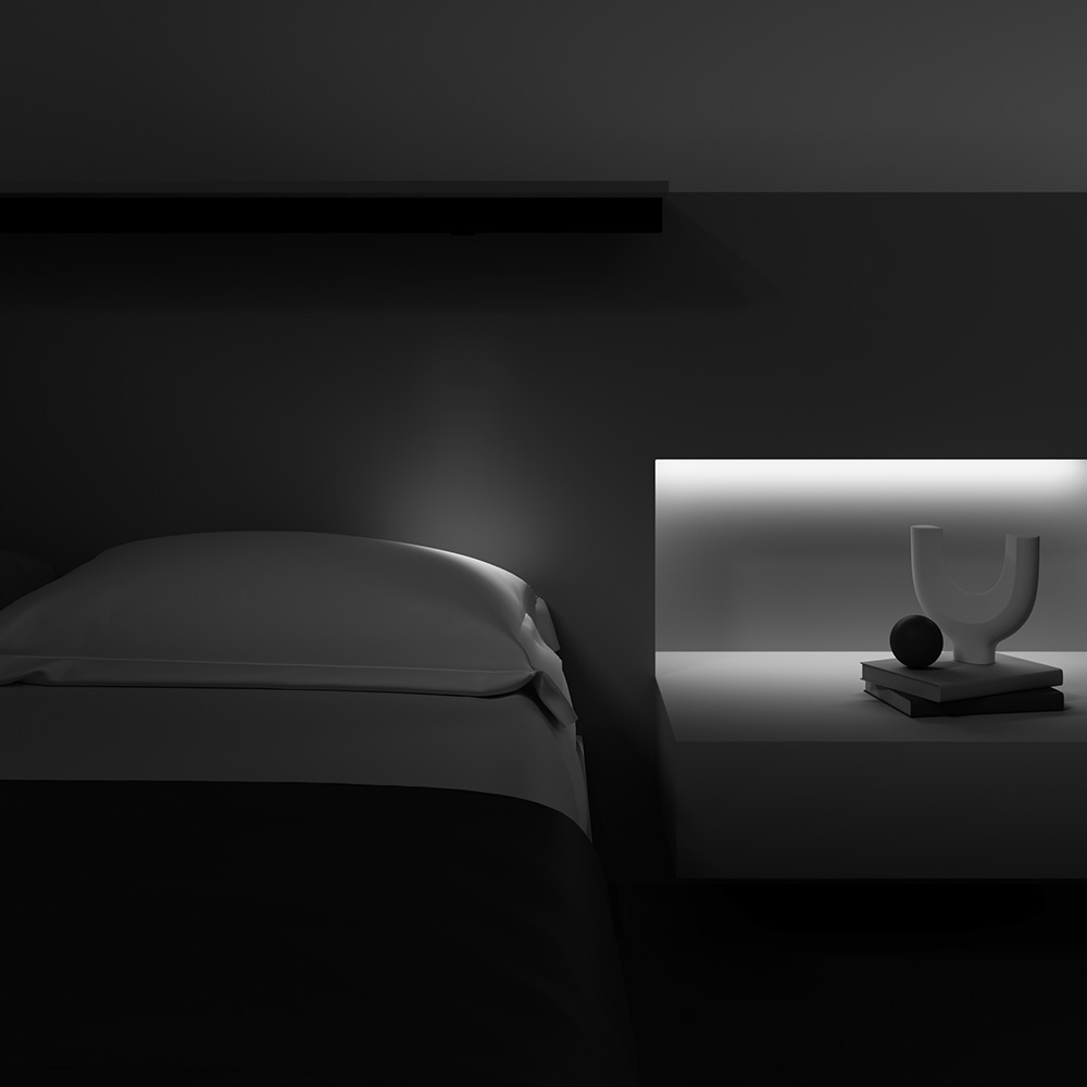 Corp de iluminat pe șină Points S, Aluminiu Negru, 2W, MAYTONI TR100-2-2W4K-S-B [3]