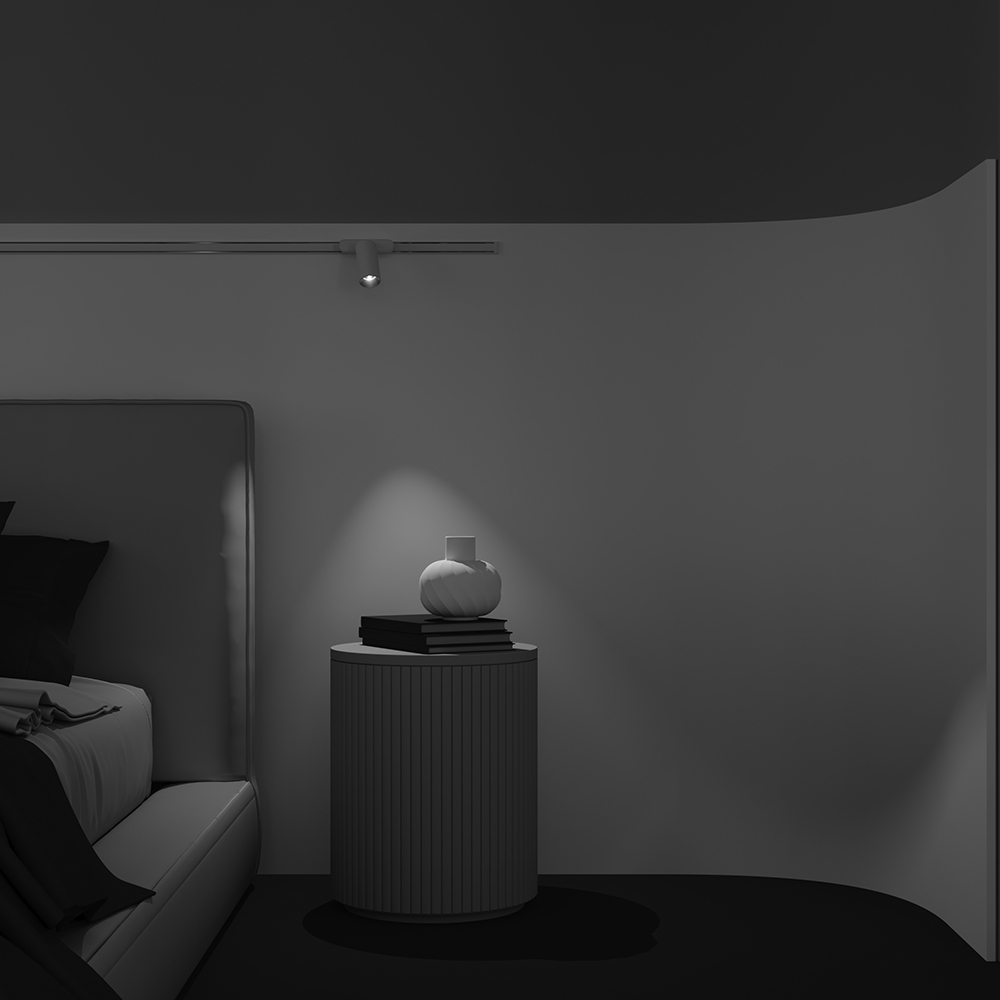 Corp de iluminat pe șină Focus LED, Aluminiu Alb, 12W, MAYTONI TR103-1-12W3K-M-W [3]