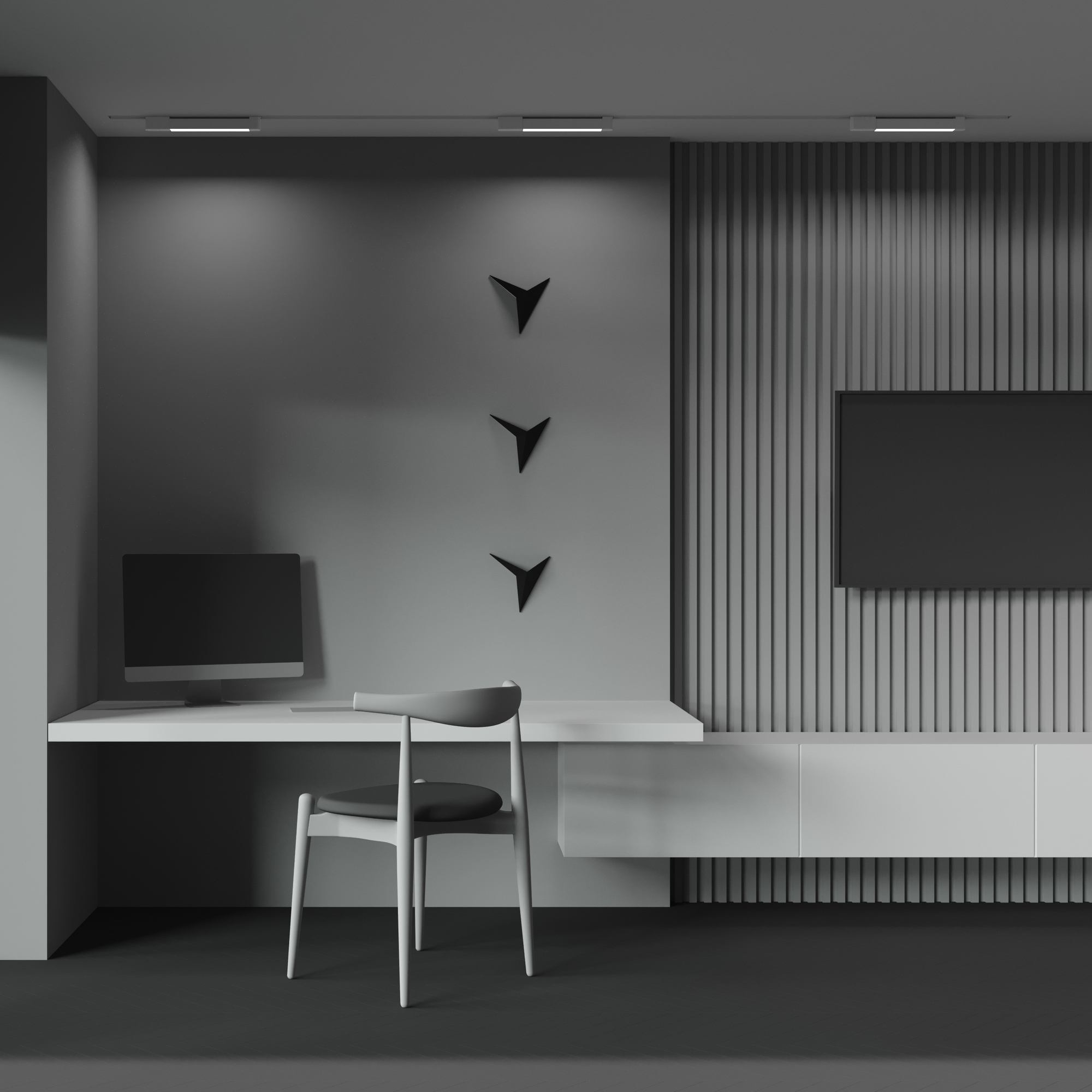 Corp de iluminat pe șină Bază Rotativă, Aluminiu și plastic Alb, 12W, MAYTONI TR104-1-12W3K-W-DE [3]