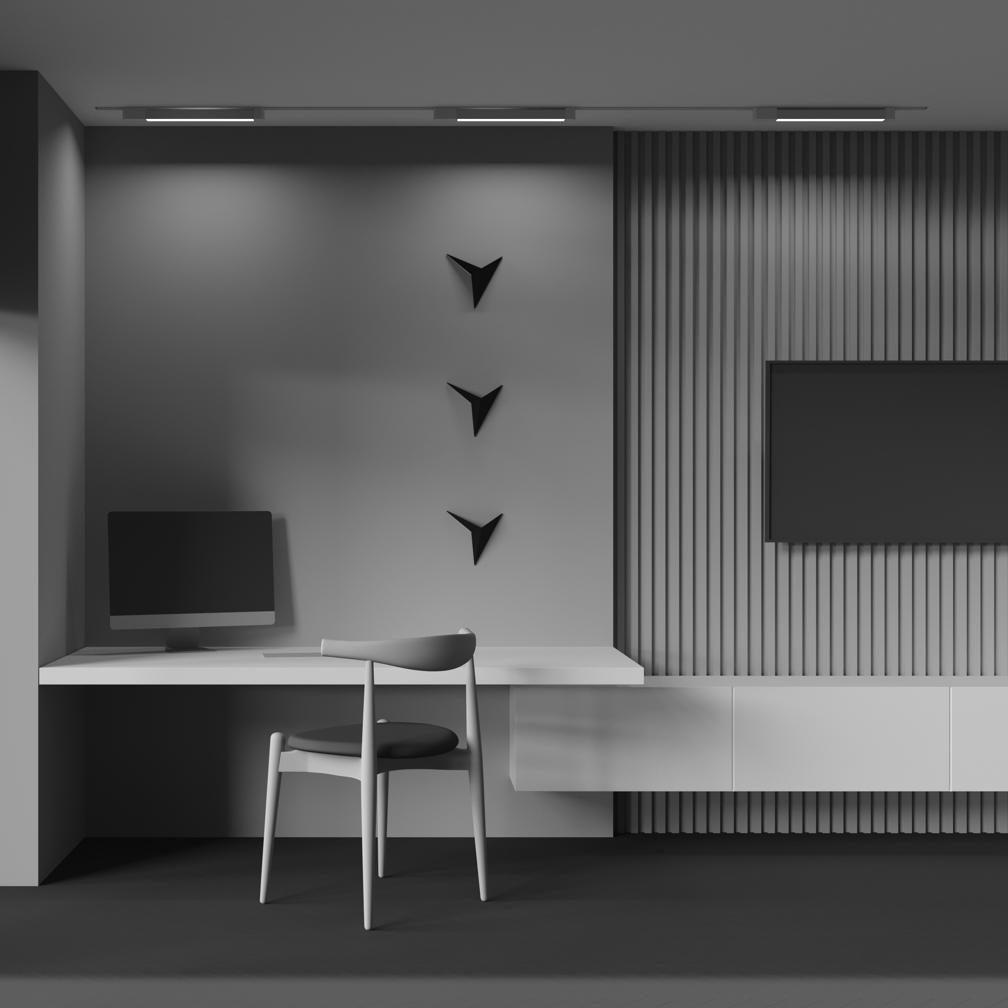 Corp de iluminat pe șină Bază Rotativă, Aluminiu și plastic Alb, 24W, MAYTONI TR104-1-24W3K-W-DE [3]