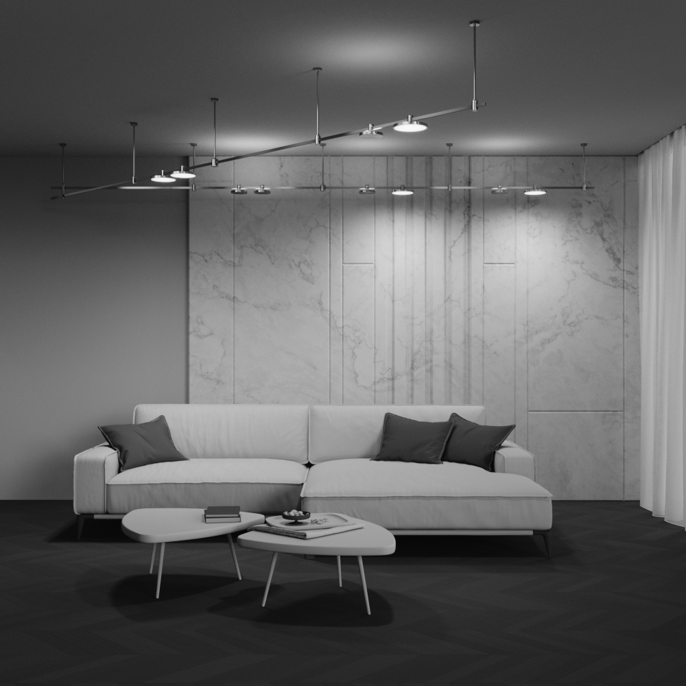 Corp de iluminat pe șină Plato, Aluminiu Alamă, 10W, MAYTONI TR153-1-10W2.7K-BS-DE [3]