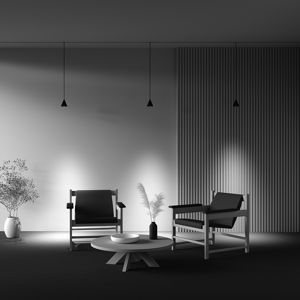 Corp de iluminat pe șină Keila Negru Aluminiu 5W MAYTONI TR253-5W2.7-6K-B-DE [3]