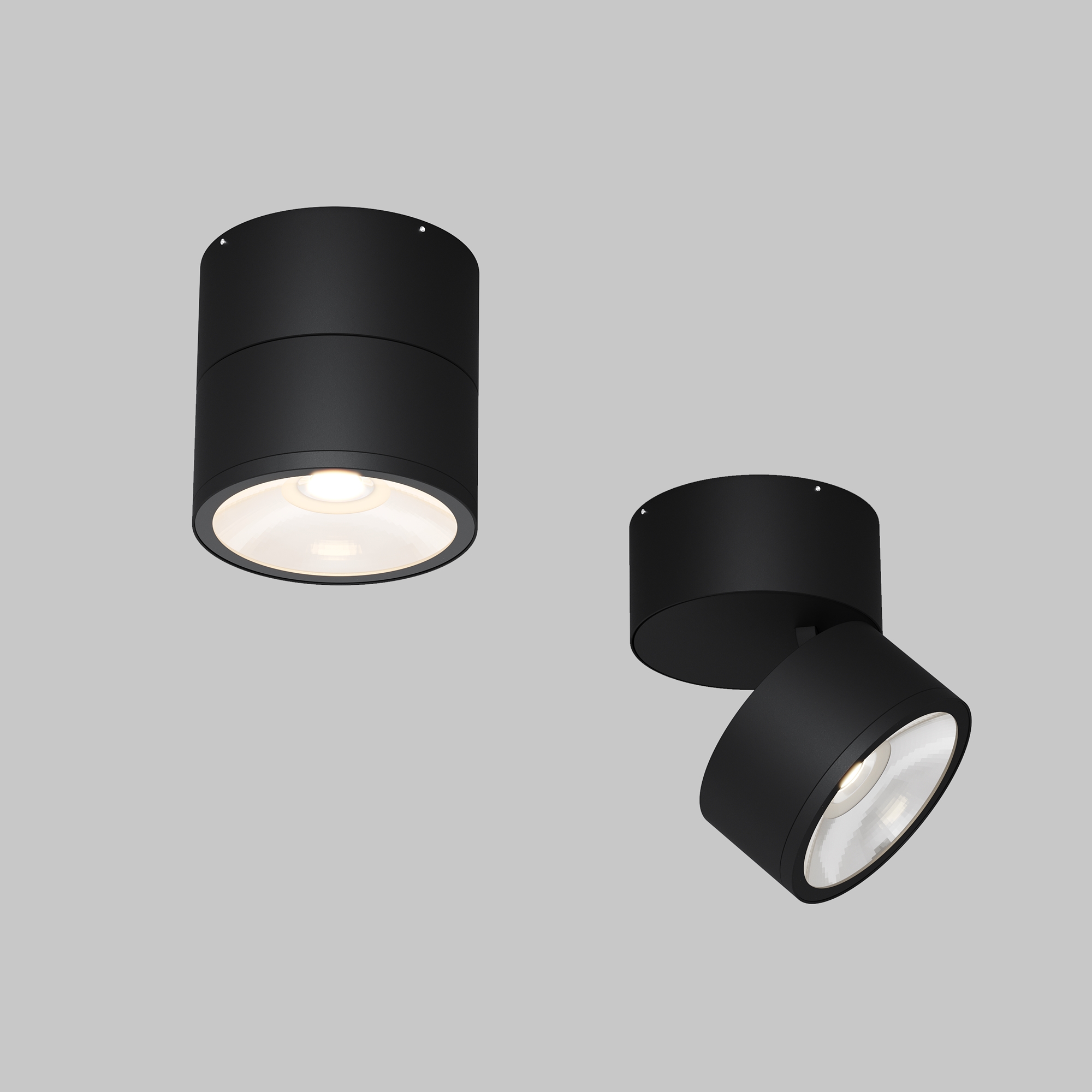 Plafonieră de exterior Spin, Metal și sticlă Grafit, 5W, MAYTONI O310CL-L5GF3K [4]