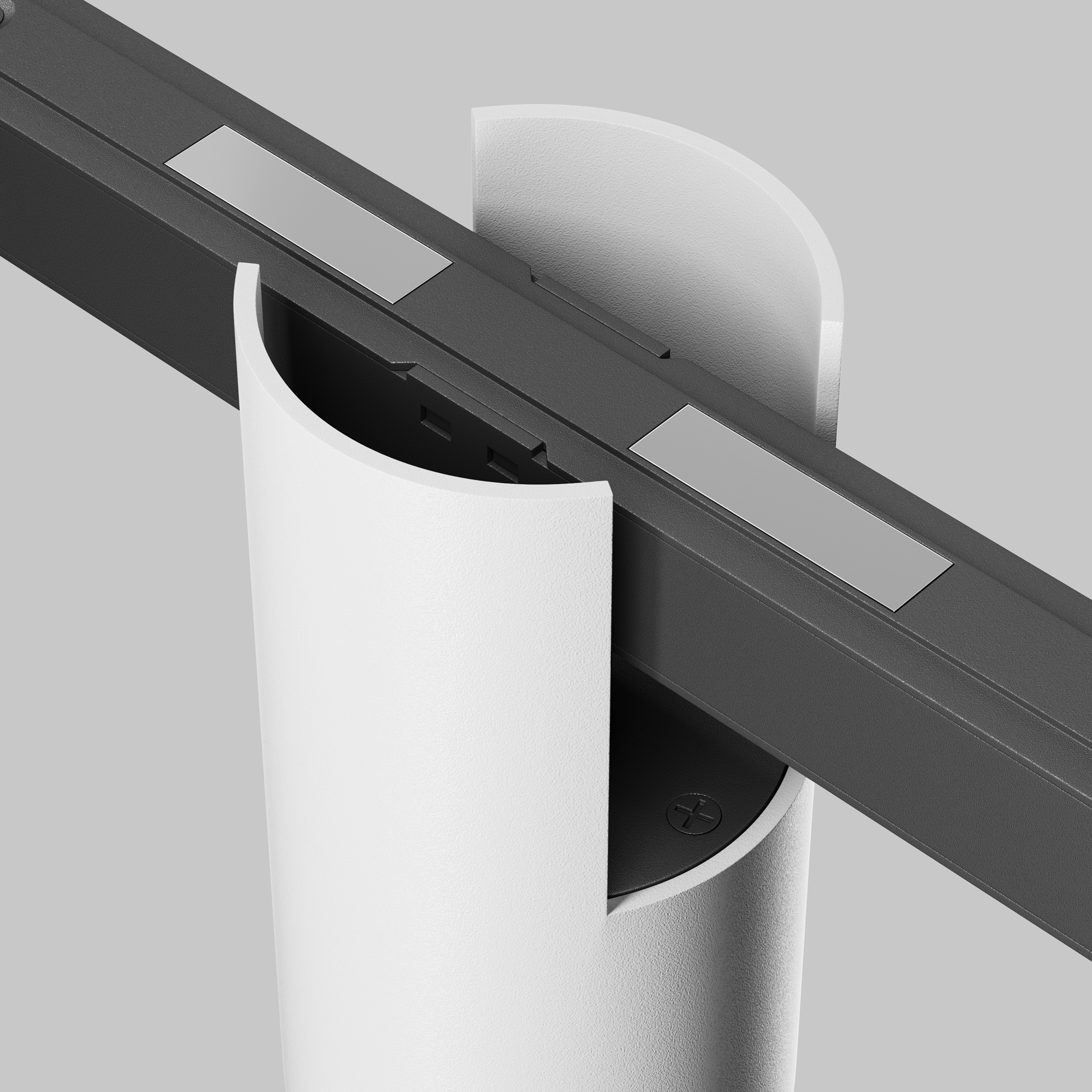 Corp de iluminat pe șină Alfa, Aluminiu Negru, 7W, MAYTONI TR122-4-7W-DS-W [4]