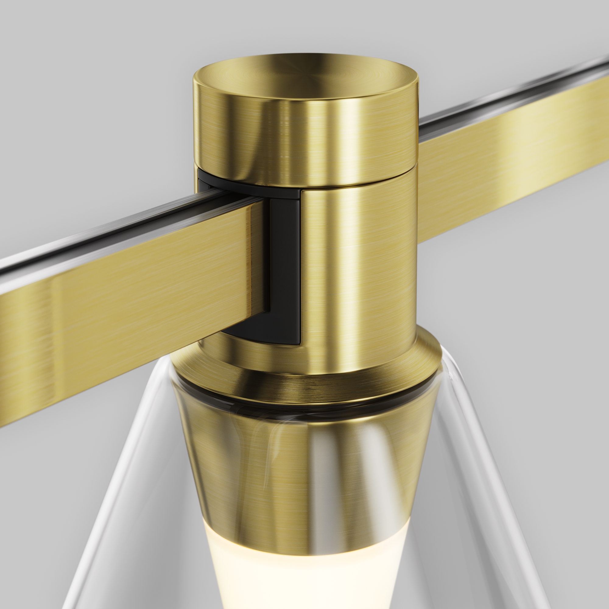 Corp de iluminat pe șină Bianca, Aluminiu Alamă, 3W, MAYTONI TR147-1-3W2.7K-BS-DE [4]