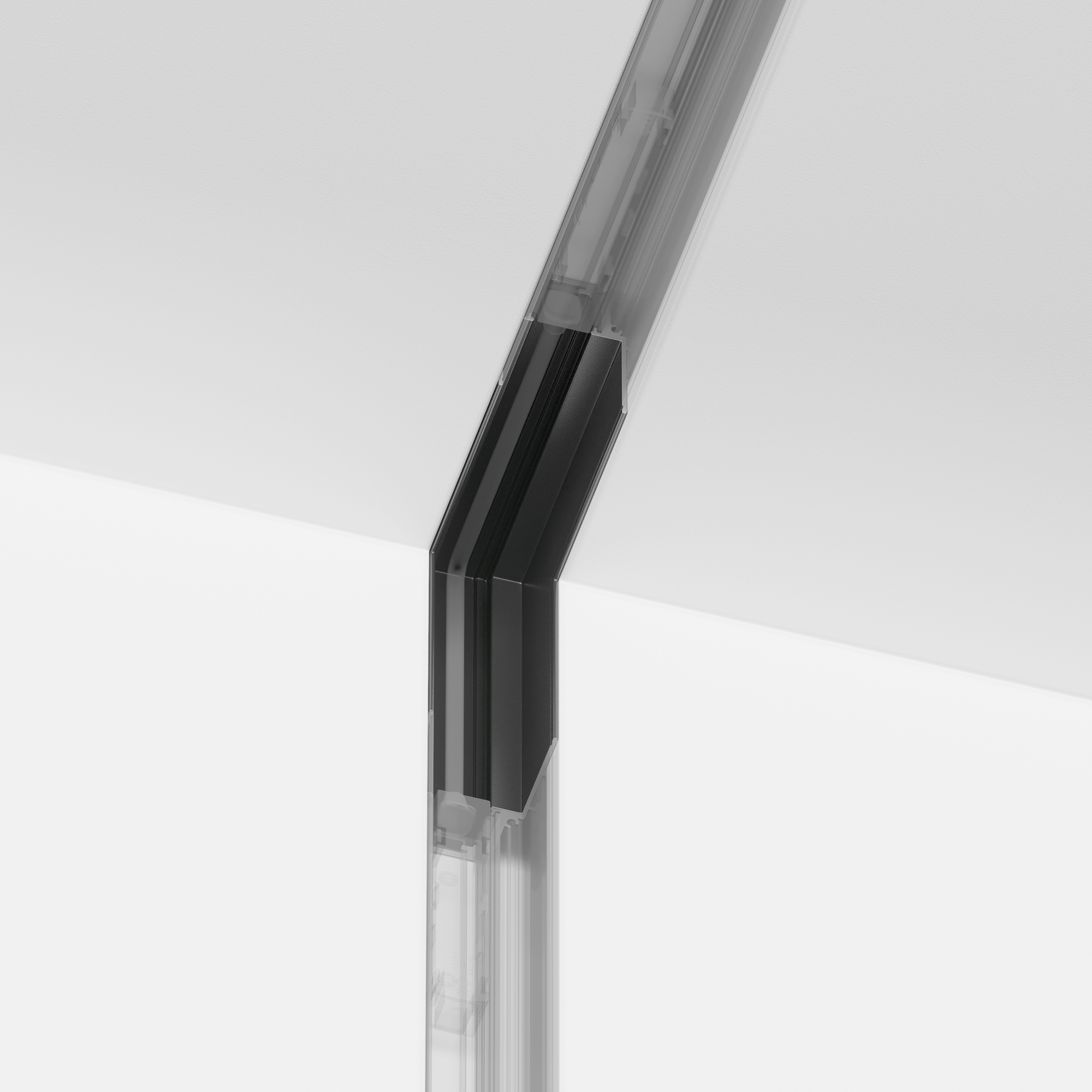 Componente sistem de șine încastrate Accesorii pentru șine S35, Aluminiu Negru, -W, MAYTONI TRA004ICL-22B [2]