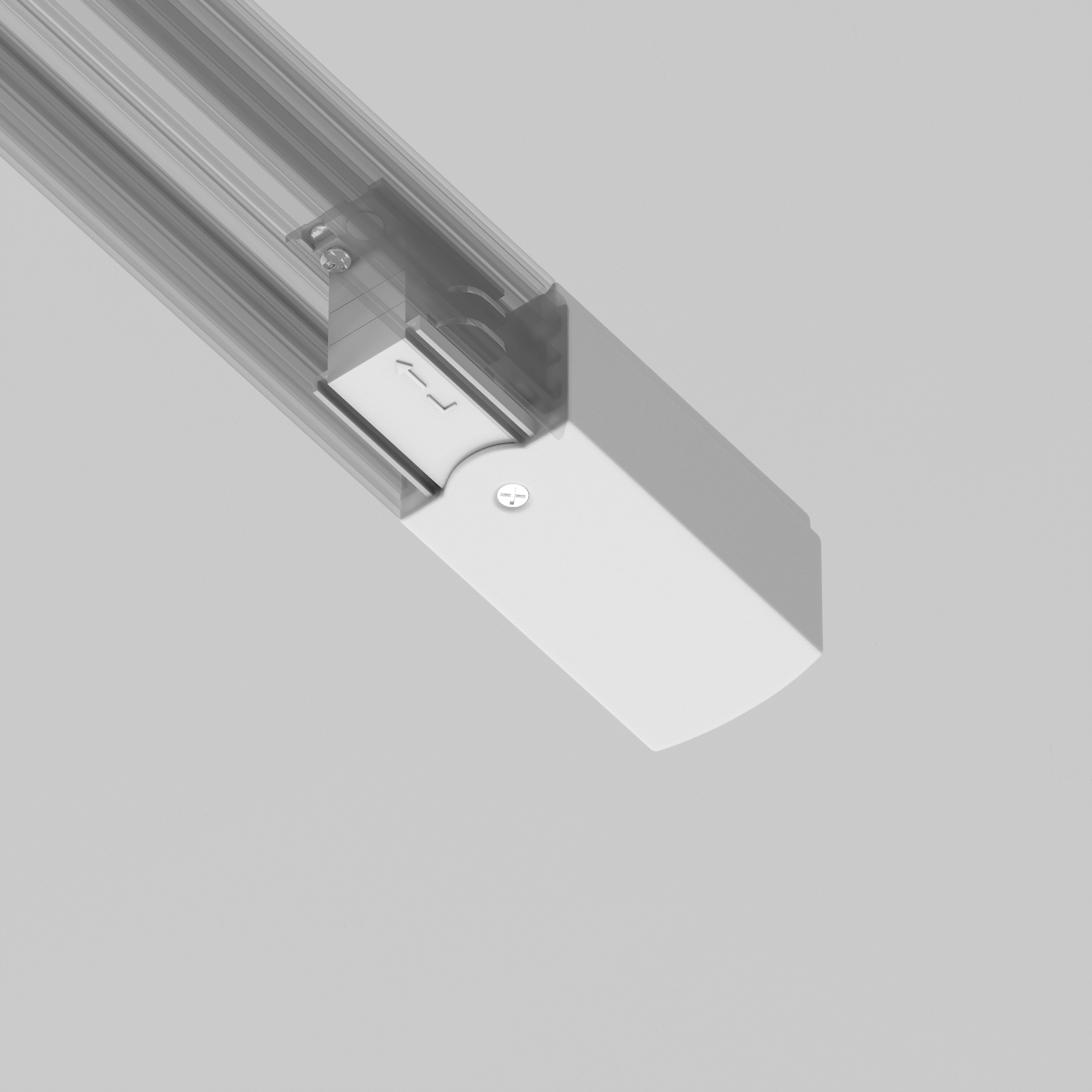 Componente sub tensiune pentru sisteme de iluminat Accesorii pentru șine Trinity, Plastic Alb, -W, MAYTONI TRA005B-31W-L [2]