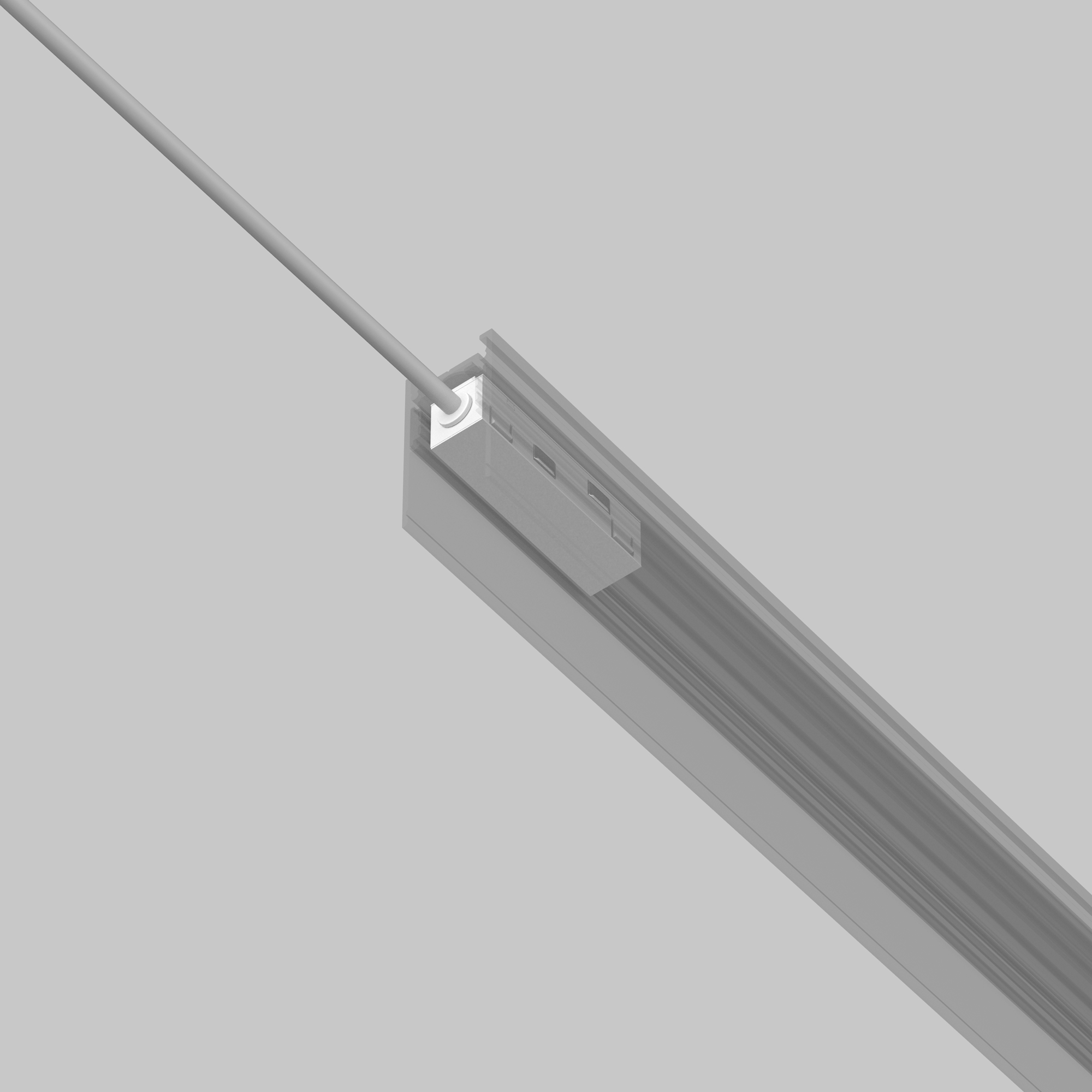 Componente sub tensiune pentru sisteme de iluminat Accesorii pentru șine Exility, Plastic Alb, -W, MAYTONI TRA034B-42W-1 [2]