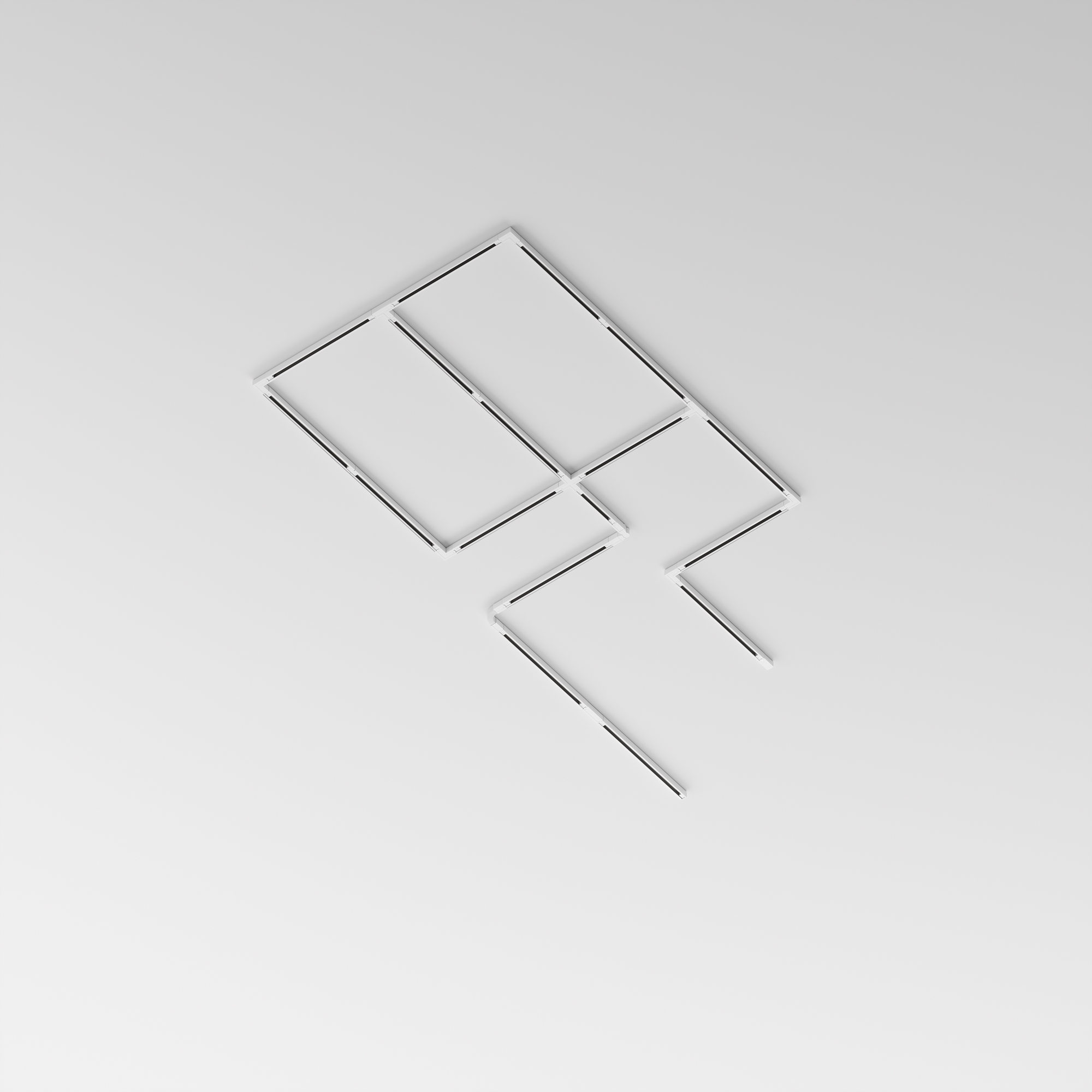 Șină cu montaj pe suprafață/suspendat Sisteme de șine Trinity, Aluminiu Alb, -W, MAYTONI TRX005-311W [2]