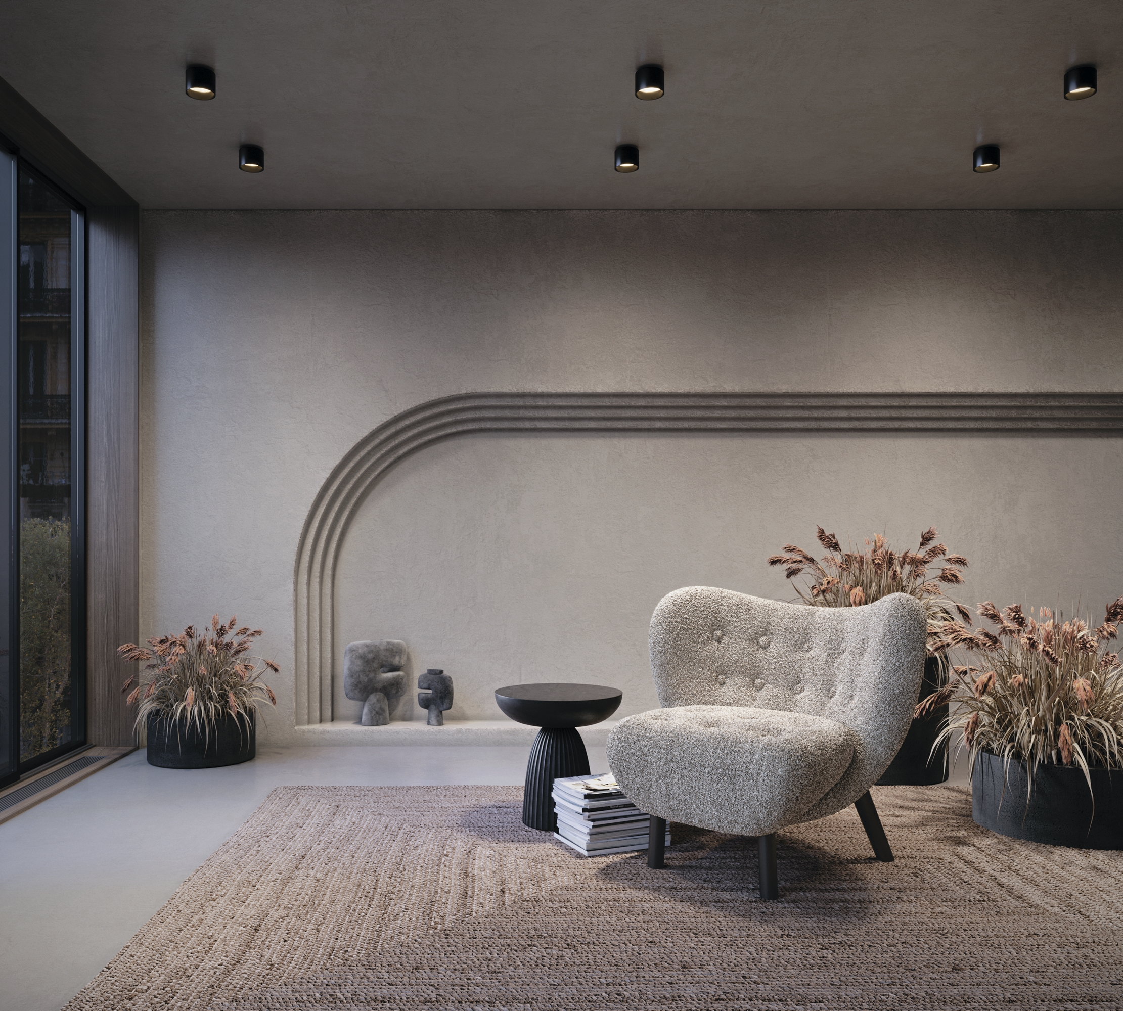 Plafonieră Planet, Aluminiu Negru, 12W, MAYTONI C009CW-L12B [5]