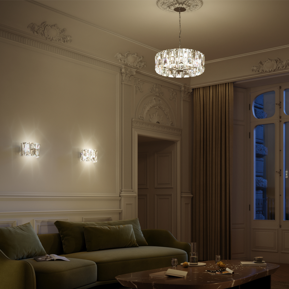 Aplică de perete Puntes, Metal Crom, 60W, MAYTONI MOD043WL-01CH [3]