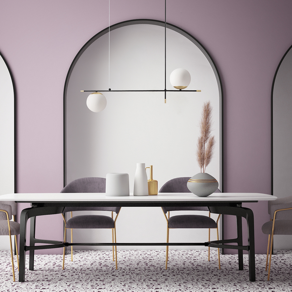 Corp de iluminat suspendat Nostalgia, Metal Negru și auriu, 40W, MAYTONI MOD048PL-02G [7]