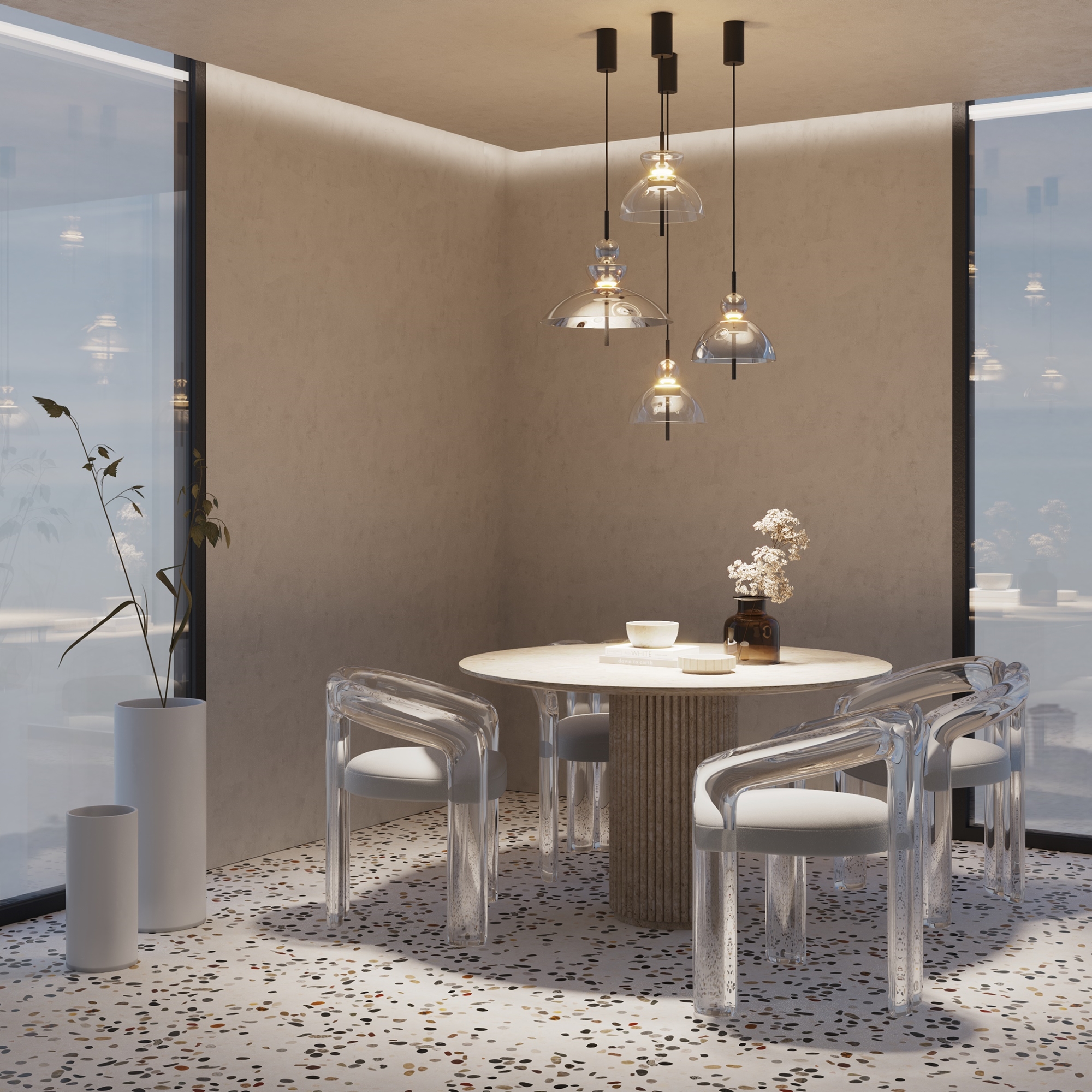 Corp de iluminat suspendat Bangkok, Metal Negru, 12W, MAYTONI MOD185PL-L6B3K2 [4]