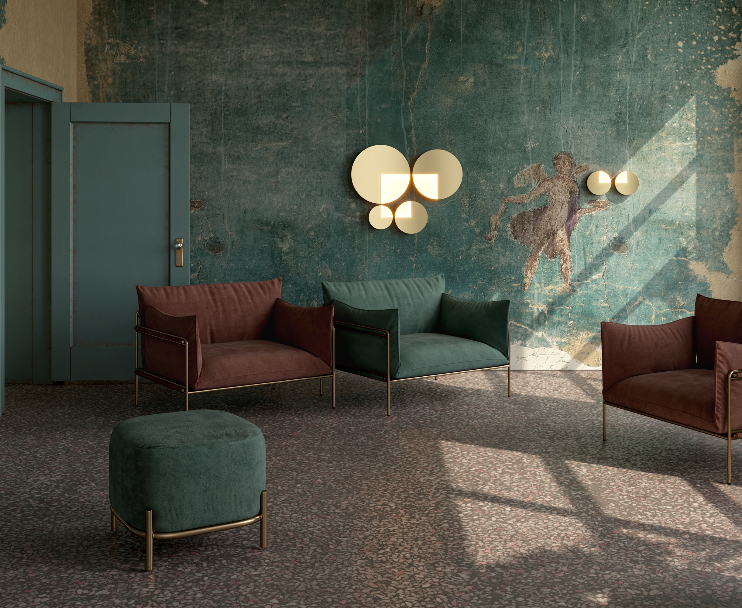 Aplică de perete Jupiter, Aluminiu Alamă, 8W, MAYTONI MOD320WL-L8BS3K [4]