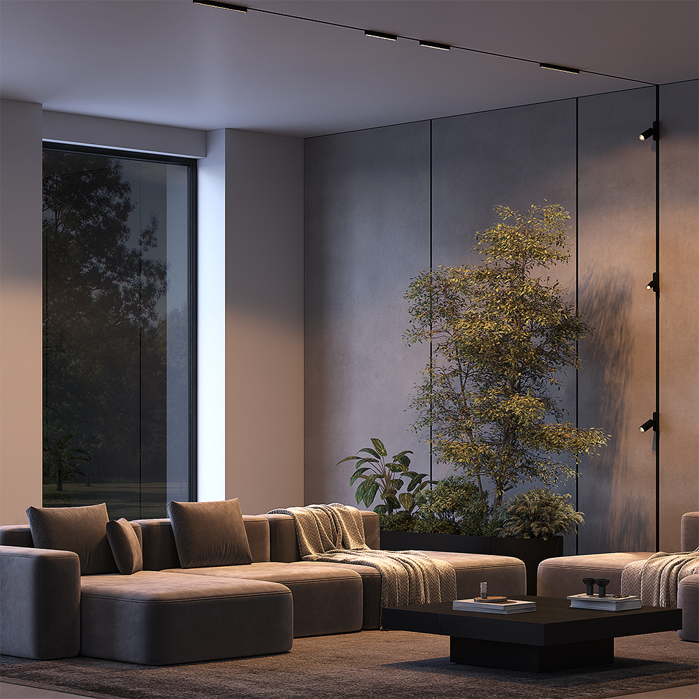 Corp de iluminat pe șină Focus LED, Aluminiu Negru, 5W, MAYTONI TR103-1-5W3K-M-B [6]