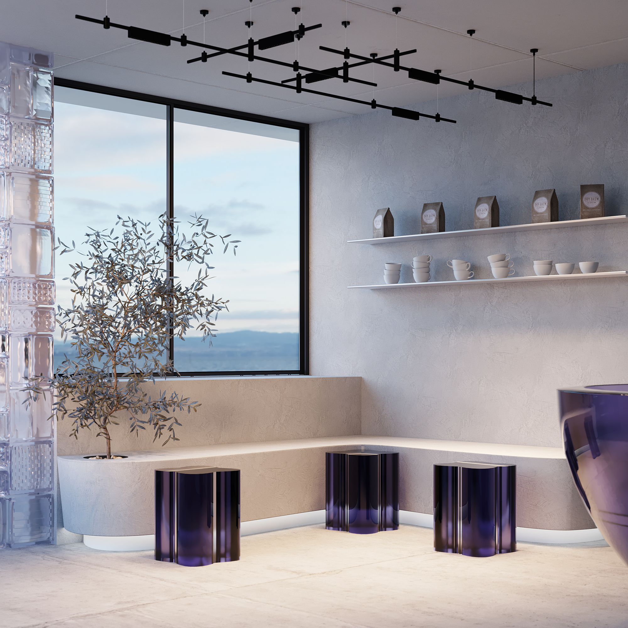 Corp de iluminat pe șină Points Negru Aluminiu 12W MAYTONI TR150-1-12W3K-M-B-DE [6]