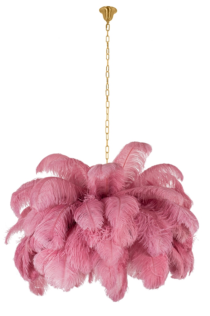 Pendul Tiffany 135x135x200 cm, Roz - Moosee [2]