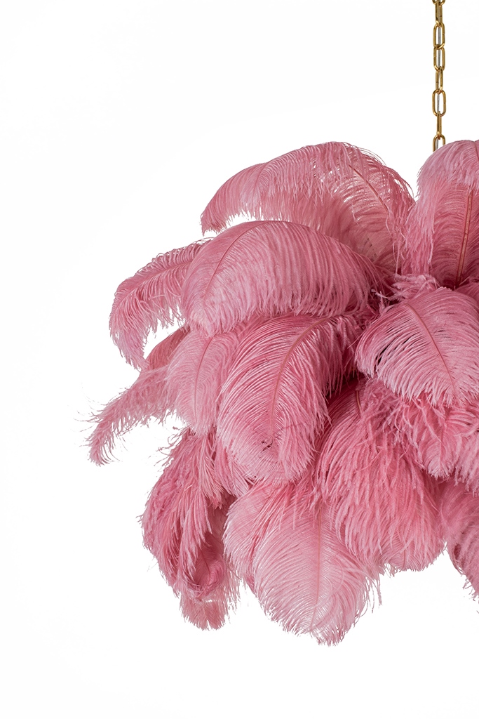 Pendul Tiffany 135x135x200 cm, Roz - Moosee [3]